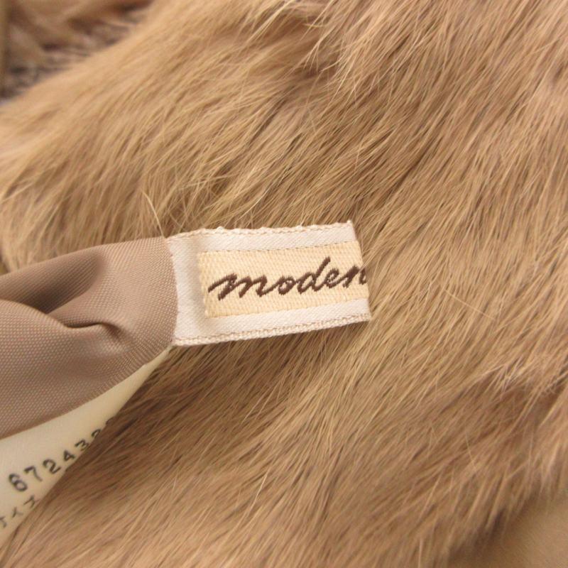 モダンミリ modene mlle リバーシブルコート ジャケット ラビット 