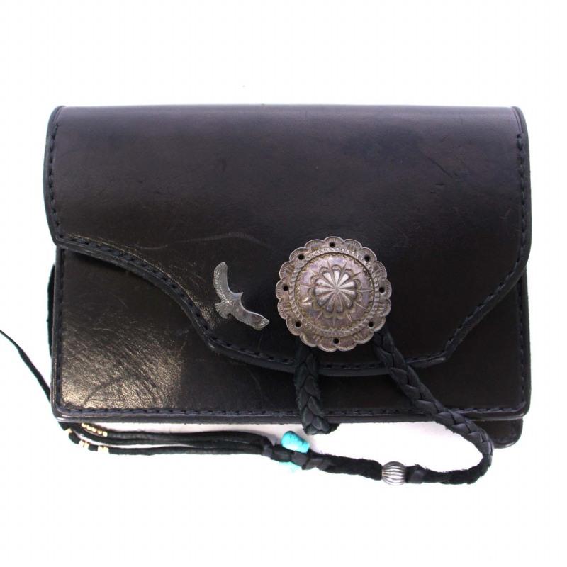 STUDIO T&Y Middle Wallet 2 財布 二つ折り シルバーコンチョ付き 