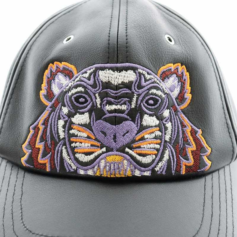 KENZO 黒色 虎刺繍 キャップ KENZO 虎刺繍 黒キャップ KENZO ケンゾー
