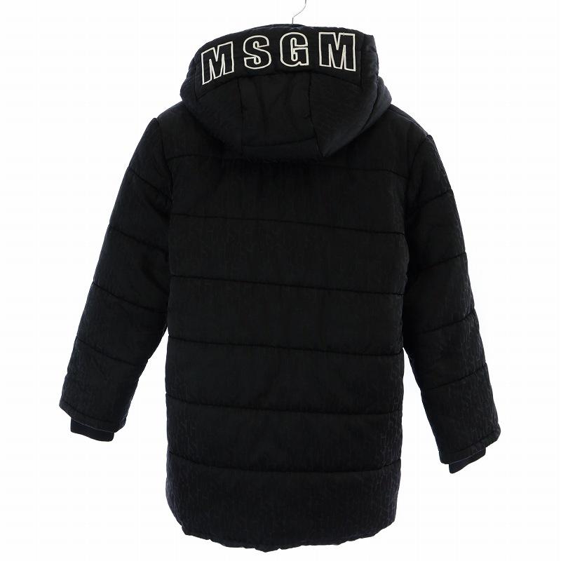 エムエスジーエム MSGM 19SS 中綿ジャケット フード ロゴ 12 140 