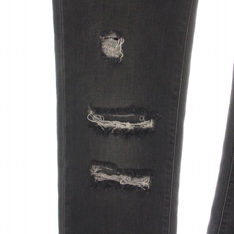 バルマン BALMAIN デニムパンツ ジーンズ ジップフライ ダメージ