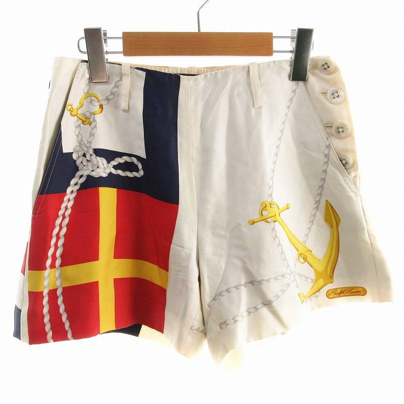 ☆Polo Ralph Lauren☆ストライプ ショートパンツ シルク100% ☆Polo Ralph Lauren☆ストライプ ショートパンツ シルク100%