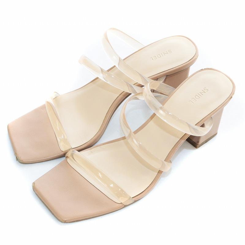 スナイデル snidel サンダル ミュール 未使用】SNIDEL ブラック