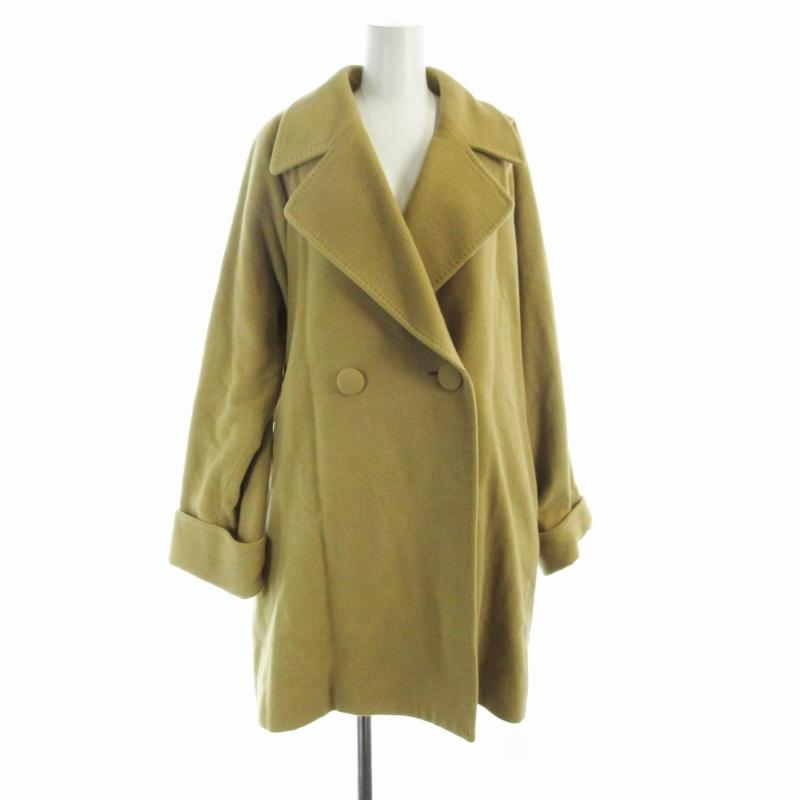 ボッシュ BOSCH ピーコート Pコート フェイクファー ベルト紐付き M 茶 