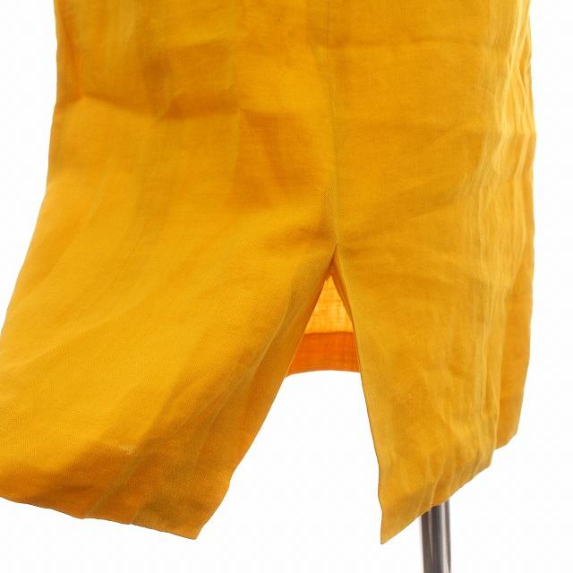 ルイフェロー Louis Feraud リネン ワンピース ノースリーブ 麻 7 S