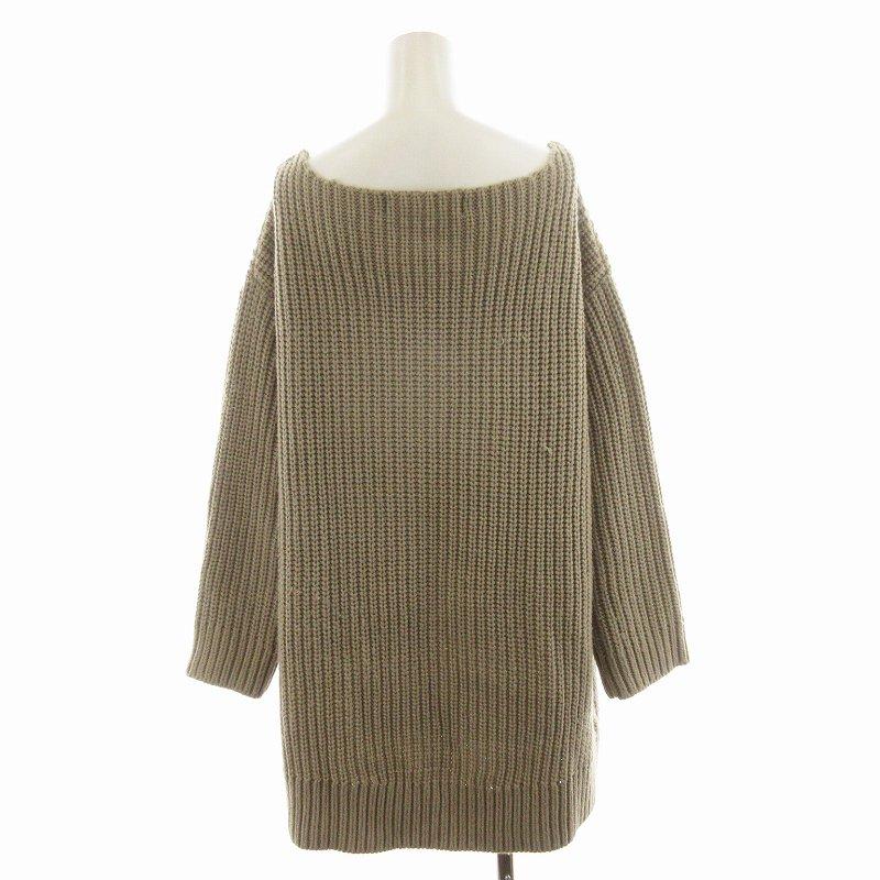 ZARA ザラ ZARAKNIT ニット セーター Vネック 長袖 M 茶 ブラウン /NQ  