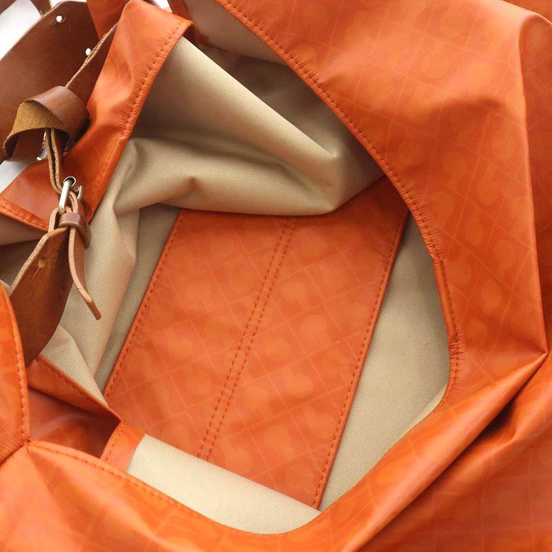 ゲラルディーニ GHERARDINI ハンドバッグ ポーチ付き オレンジ /AN13  