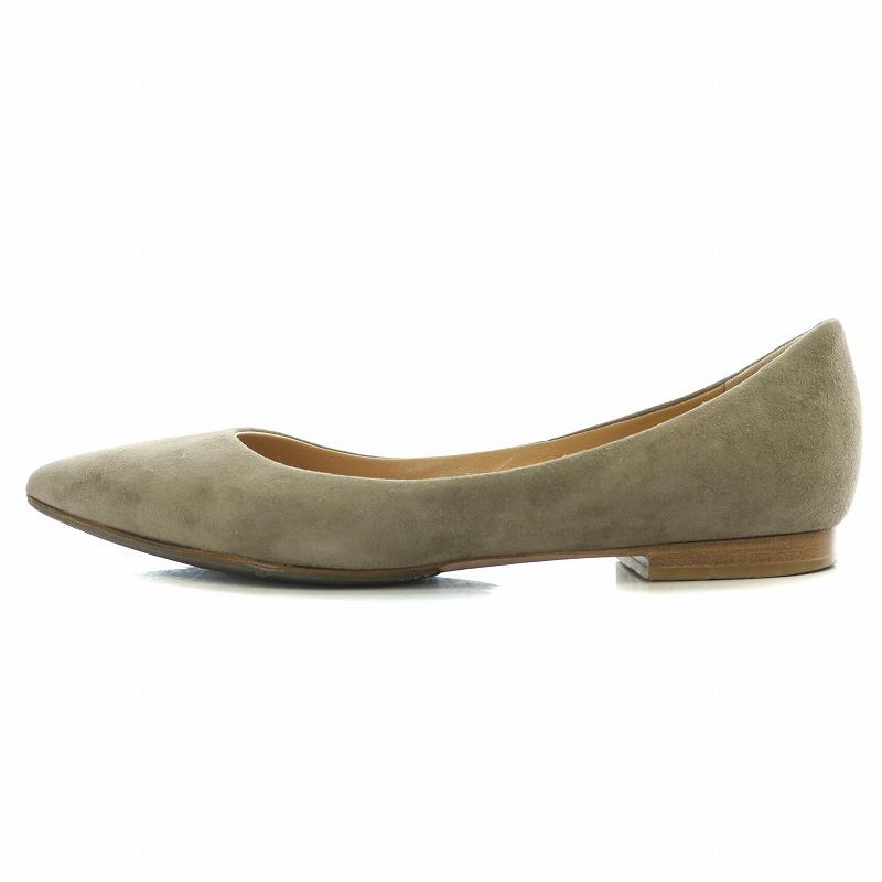ペリーコ PELLICO パンプス ポインテッドトゥ ローヒール スエード 