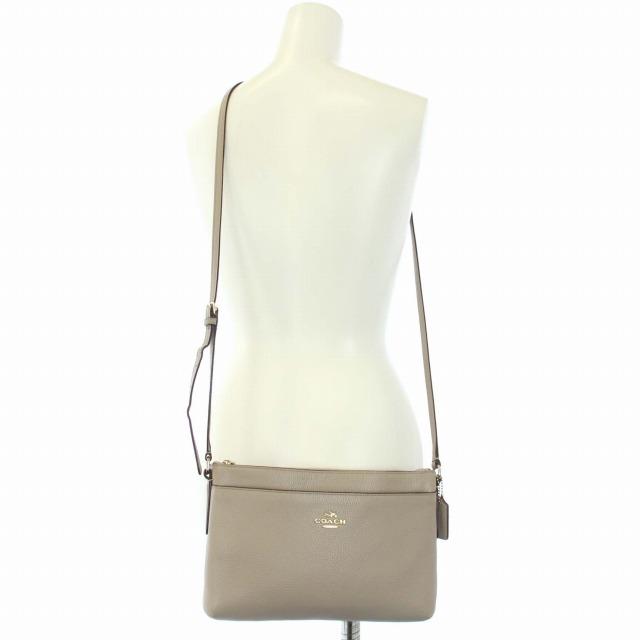 COACH（コーチ） ショルダーバッグ レザー ベージュ 53357 /TK □OF