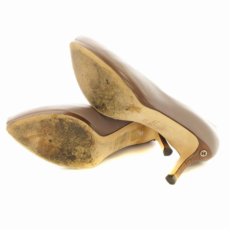 GUCCI グッチ パンプス ピンヒール ポインテッドトゥ ワンポイント  