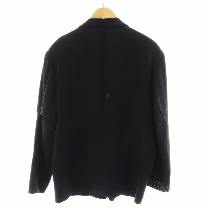 ヨウジヤマモト YOHJI YAMAMOTO テーラードジャケット シングル 刺し子