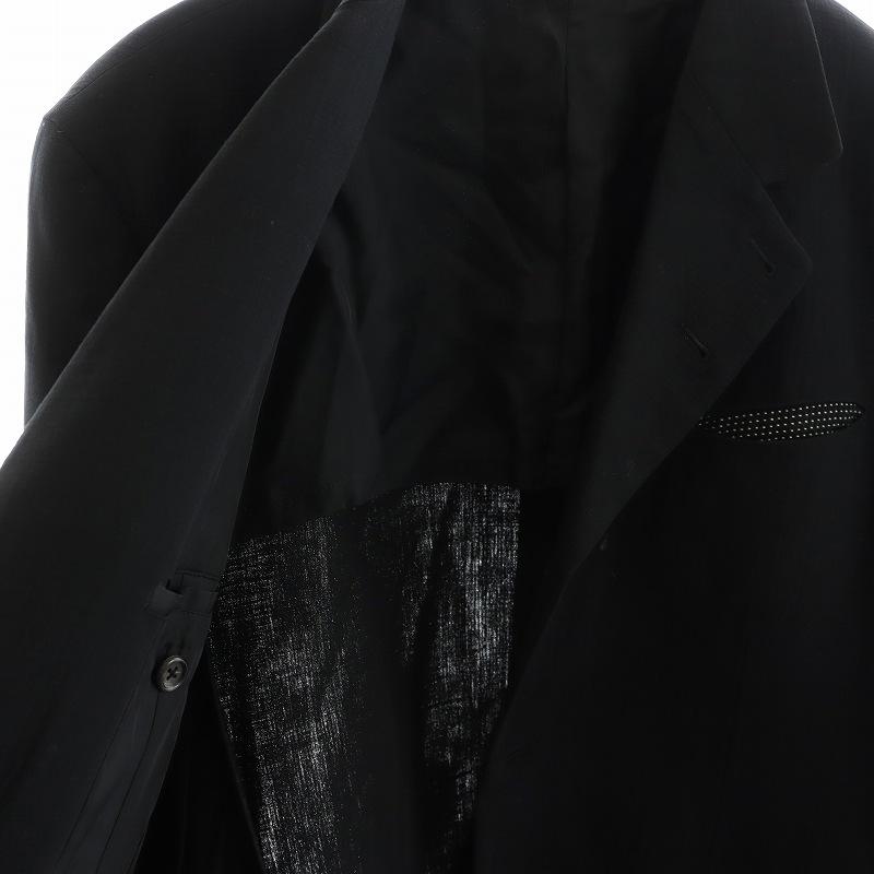 ヨウジヤマモト YOHJI YAMAMOTO テーラードジャケット シングル 刺し子