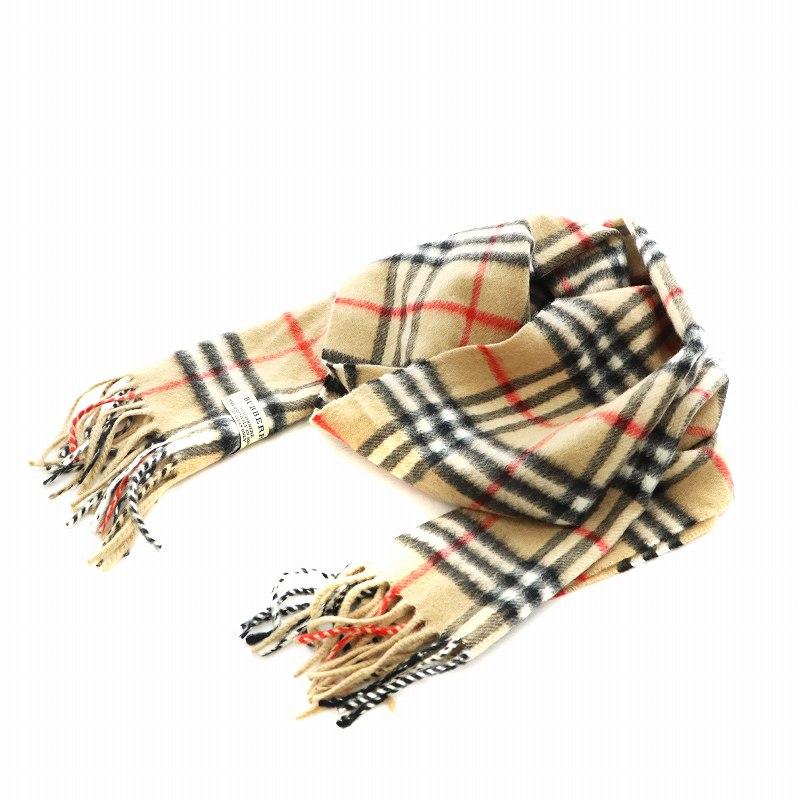 BURBERRY（バーバリー） 未使用品 ノバチェック マフラー フリンジ