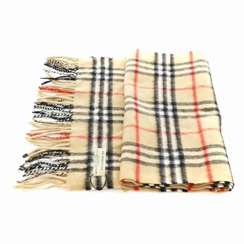 BURBERRY（バーバリー） 未使用品 ノバチェック マフラー フリンジ