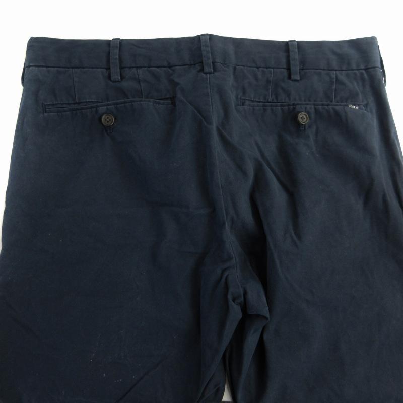 POLO GOLF Ralph Lauren リネン タックパンツ ネイビー 90s POLO GOLF ラルフローレン CLASSIC GOLF PANT ツータック