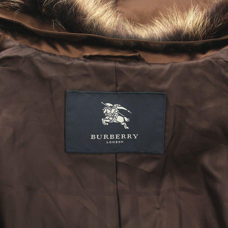 バーバリー ロンドン BURBERRY LONDON ダウンコート ロング ジップ
