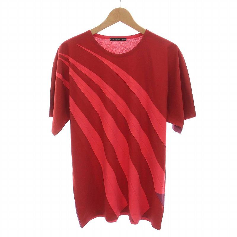 ISSEY MIYAKE イッセイミヤケ カットソー　M 絞り染め ISSEY MIYAKE イッセイミヤケ メンISSEY MEN 板締め絞り染め