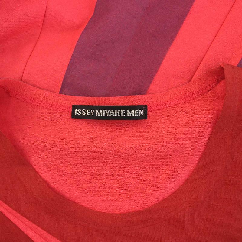 2000s issey miyake men red Tシャツ s-l1200.jpg