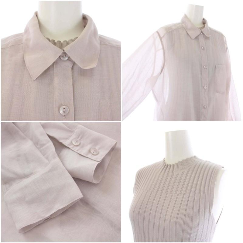 Apuweiser-riche（アプワイザー・リッシェ） 22SS シアーシャツset