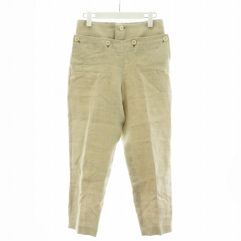 ハイク HYKE 23SS LINEN MARINE CROPPED PANTS リネンマリンクロップド
