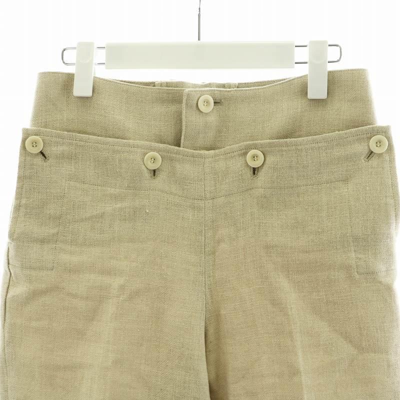 ハイク HYKE 23SS LINEN MARINE CROPPED PANTS リネンマリンクロップド