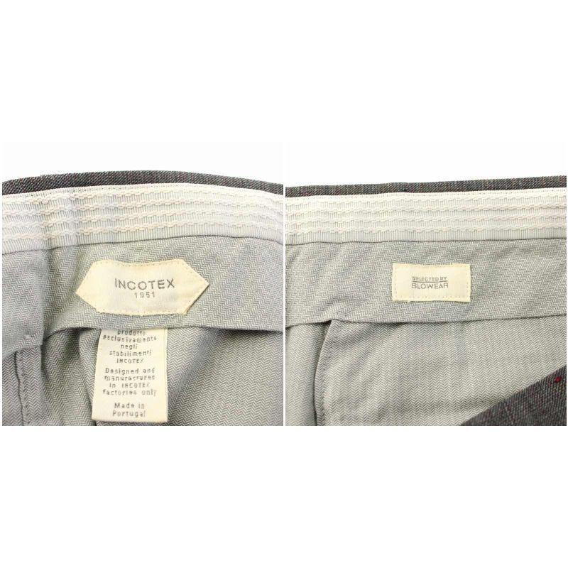インコテックス INCOTEX パンツ スラックス SLOWEAR 46 グレー 002X1