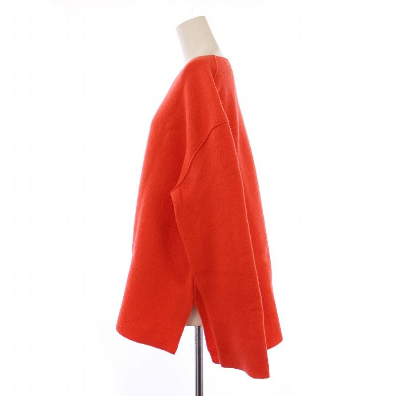 美品 yori ヨリ 圧縮ニットプルオーバー クルーネック セーター YR2235-130AW サイズF アイボリー レディース 古着 中古 USED ヨリ yori 22AW 圧縮ニットプルオーバー セーター 長袖 厚手 ウール F