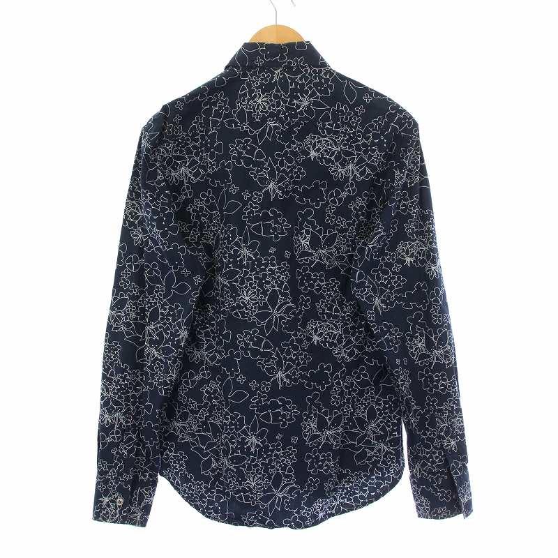 新品✨ ポールスミス Paul Smith 長袖 シャツ 総柄　L ☆ポールスミス☆総柄☆長袖シャツ