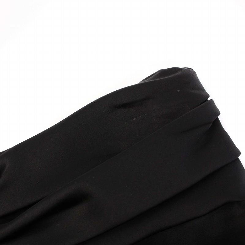 シーニュ Cygne タキシードパンツ テーパード ハイウエスト サテン 1