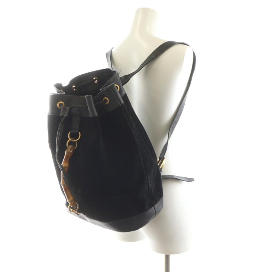 GUCCI グッチ バンブー リュックサック デイバッグ 巾着
