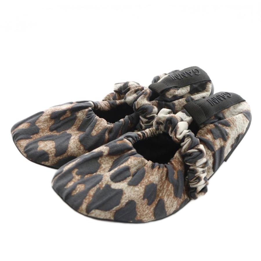 GANNI ヒョウ柄 バレエシューズ レオパード 36