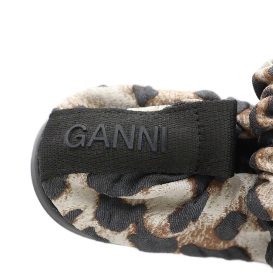 未使用品 ガニー GANNI SOFT SQUARE TOE SCRUNCHIE BALLERINA