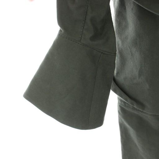 【中古】未使用品 マメクロゴウチ ブラッシュドコットンペプラムドレス ワンピース MM23FW-DR042 ■GY52 レディース 未使用品 マメクロゴウチ ブラッシュドコットンペプラムドレス