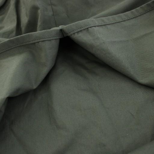 未使用品 マメクロゴウチ ブラッシュドコットンペプラムドレス