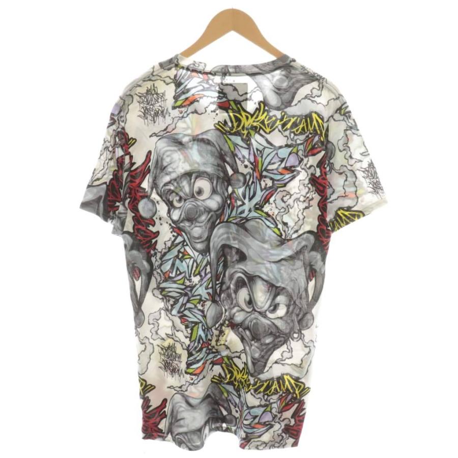 【中古】未使用品 ドレスキャンプ 15SS Tシャツ カットソー 半袖 KAZZROCK グラフィティ プリント 50 マルチカラー 未使用品 ドレスキャンプ DRESSCAMP 15SS Tシャツ カットソー 半袖
