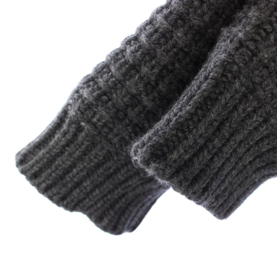 BARK（バーク） ニットジャケット ダッフルコート アウター フード S