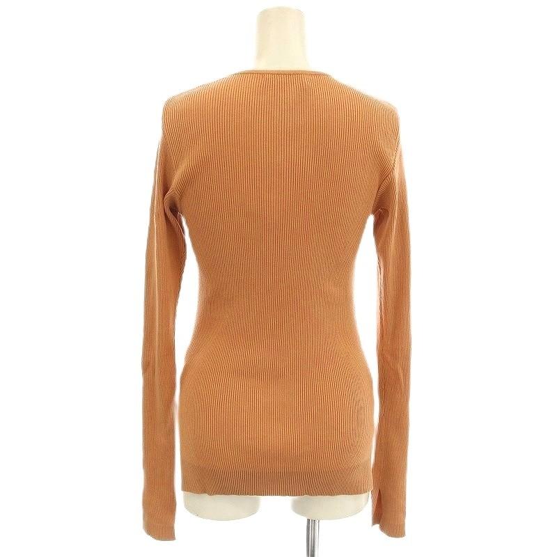 オーラリー AURALEE HIGH GAUGE RIB KNIT リブニット カットソー V 