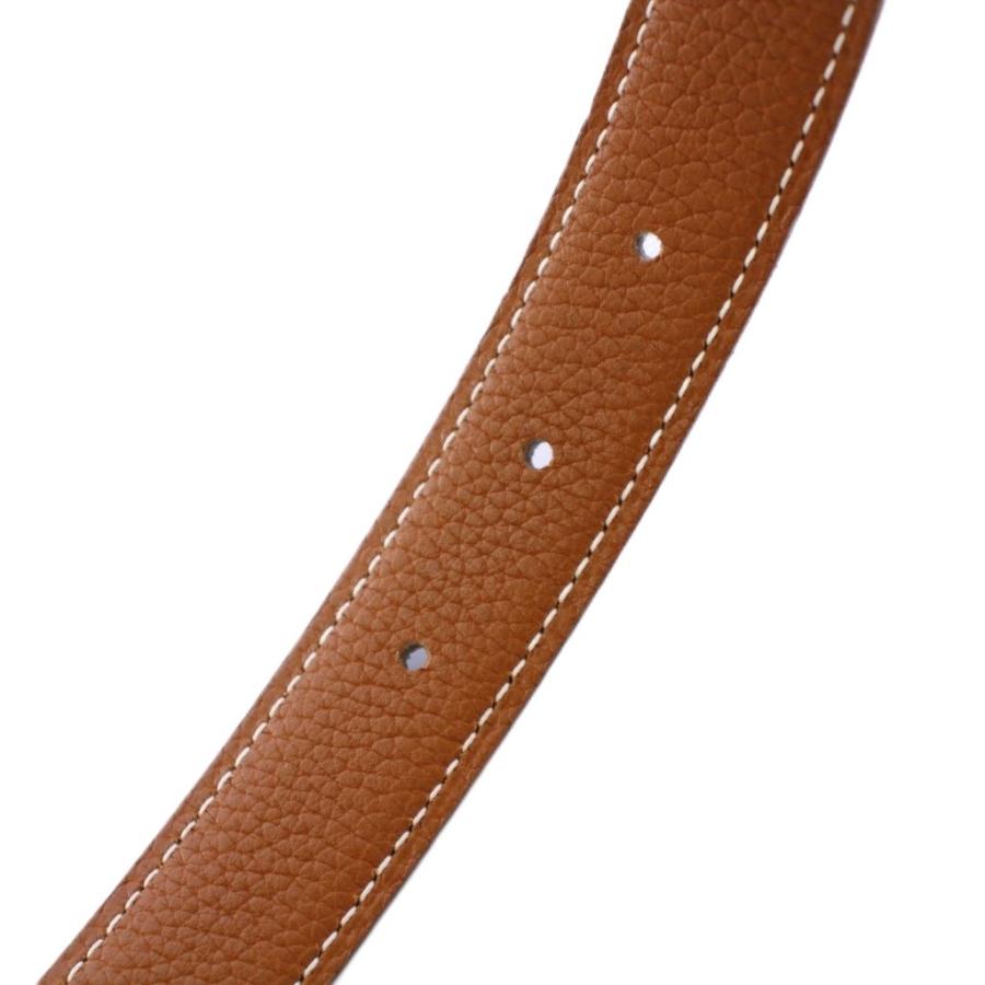 HERMES（エルメス） コンスタンス レザーベルト 革ベルト 75 黒 □G