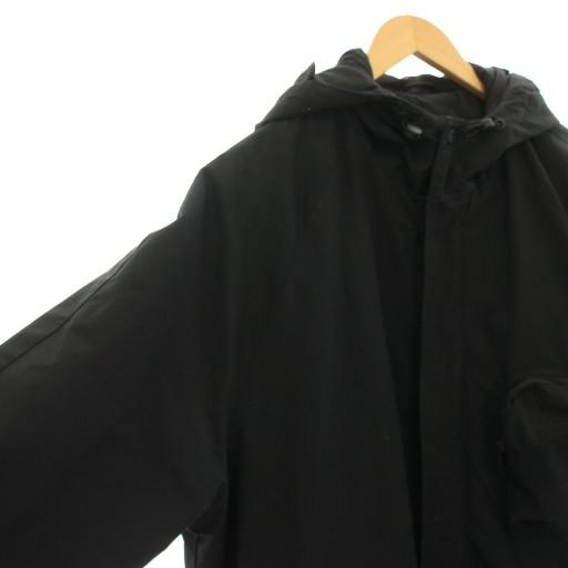 ZARA（ザラ） モッズコート 中綿コート アウター ロング フード M 黒