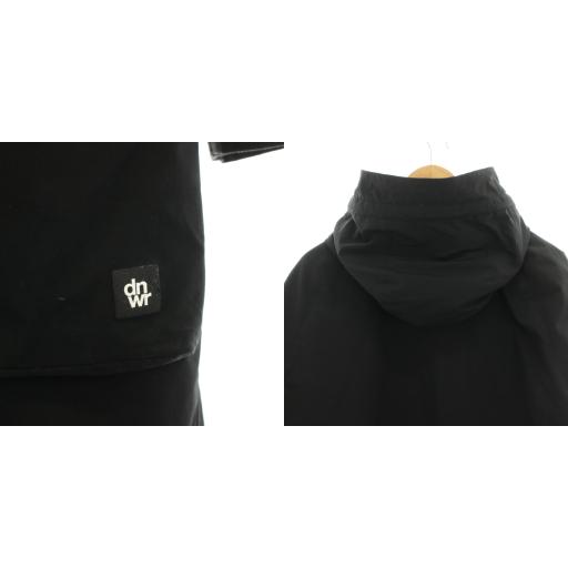 ZARA（ザラ） モッズコート 中綿コート アウター ロング フード M 黒