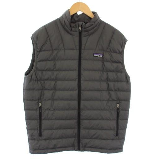 patagonia ダウンベスト メンズ M グレー/ブラック パタゴニア パタゴニア Patagonia Down Sweater Vest ダウンベスト ジップアップ M