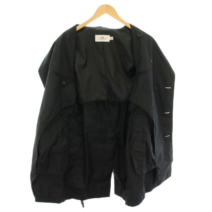 【新品同様】COACH メンズ トレンチコート 黒 coach トレンチコート メンズ