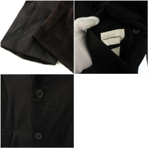 マーカウェア MARKA WARE 22AW ALPACA RAGLAN 絞 MAC COAT アルパカ