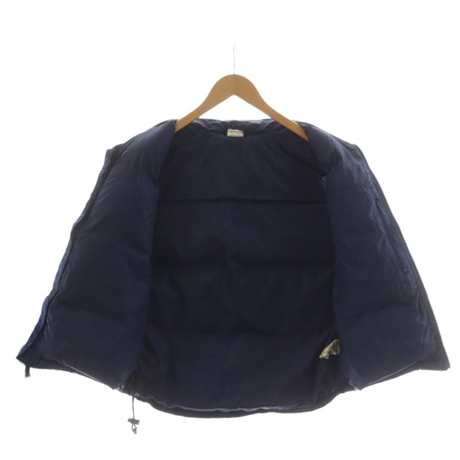 NIKE（ナイキ） ダウンベスト ロゴ ナイロン L 青 ブルー /AN66 □MA