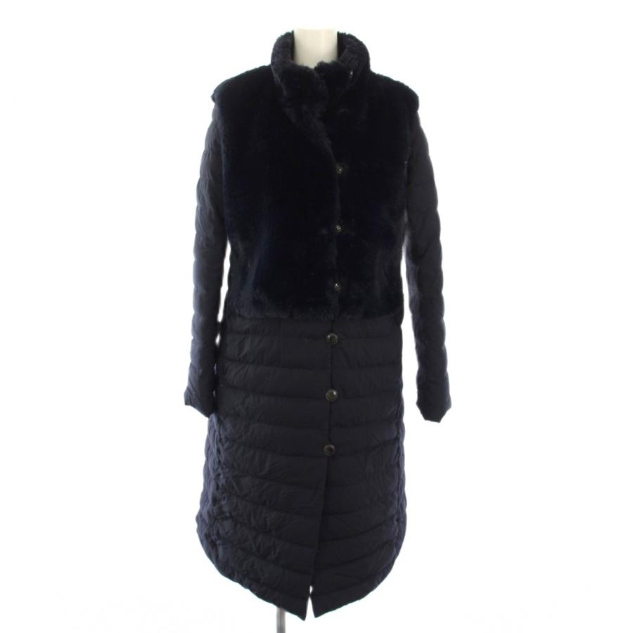 ソブ sov. ダブスタ ダウンコート アウター ロング フェイクファー