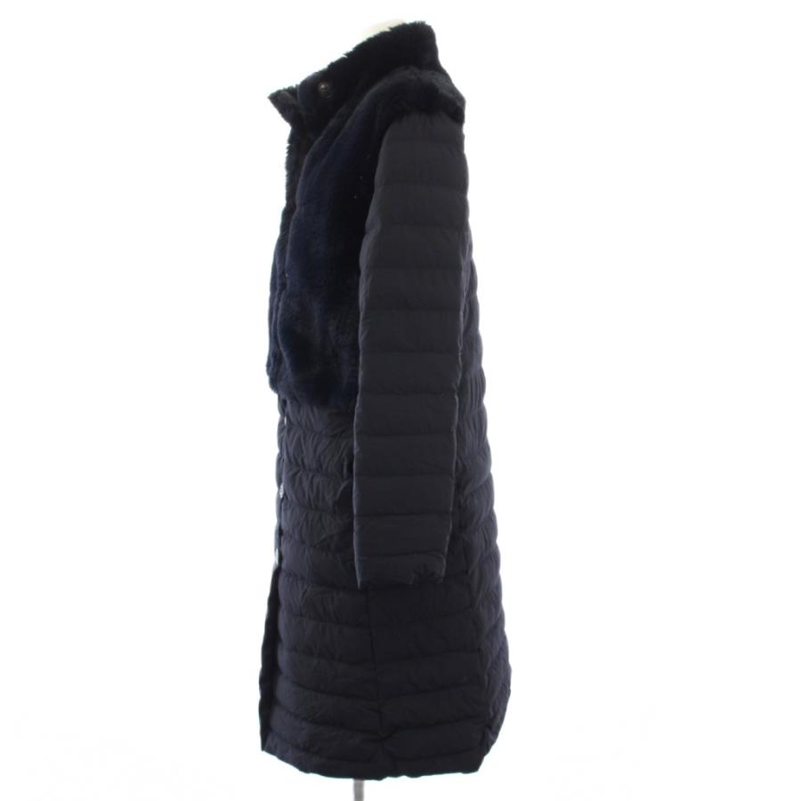 ソブ sov. ダブスタ ダウンコート アウター ロング フェイクファー