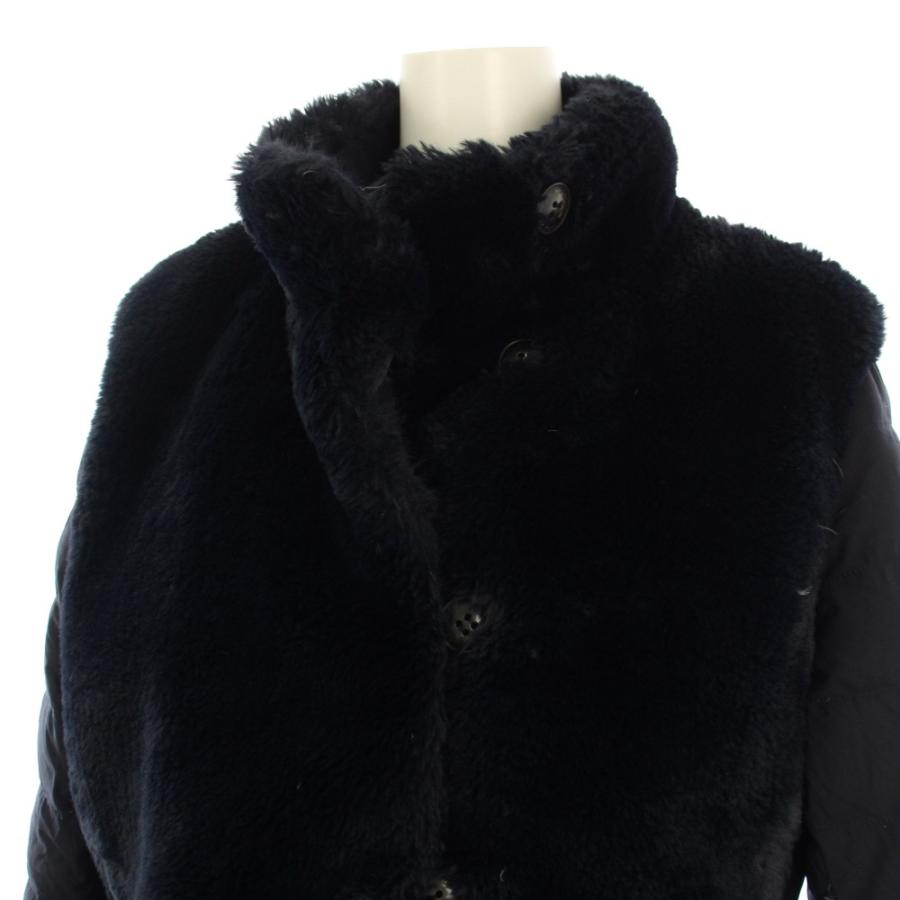 ソブ sov. ダブスタ ダウンコート アウター ロング フェイクファー