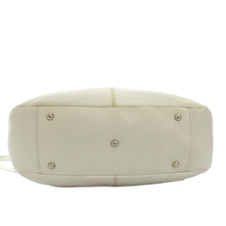 トッズ TOD'S トートバッグ ショルダーバッグ 2WAY レザー 白 ホワイト
