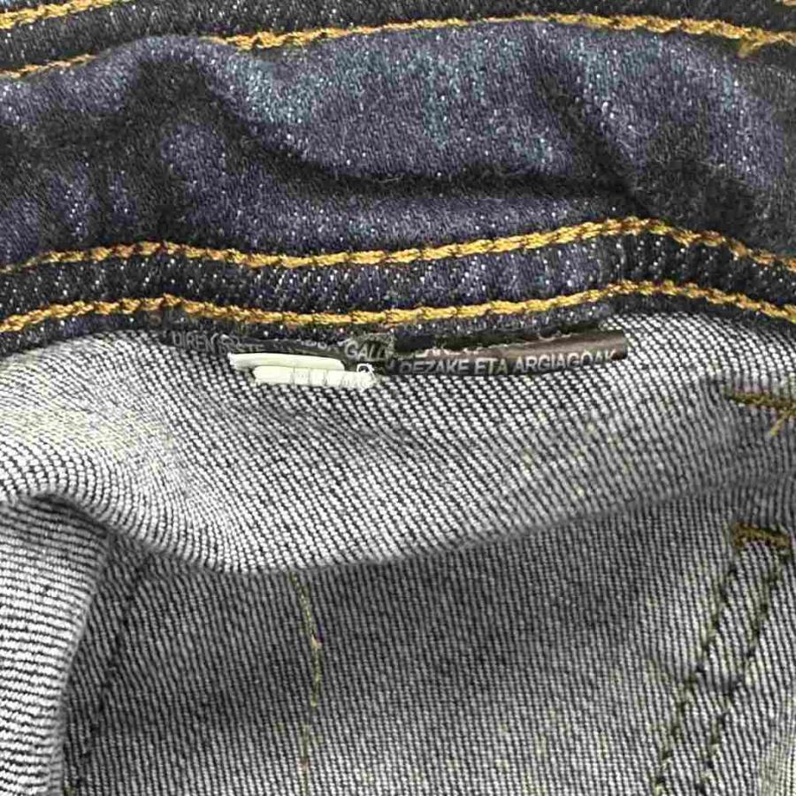 ZARA（ザラ） デニム ジーンズ EUR32 青 ハイウエスト ワイド 長ズボン