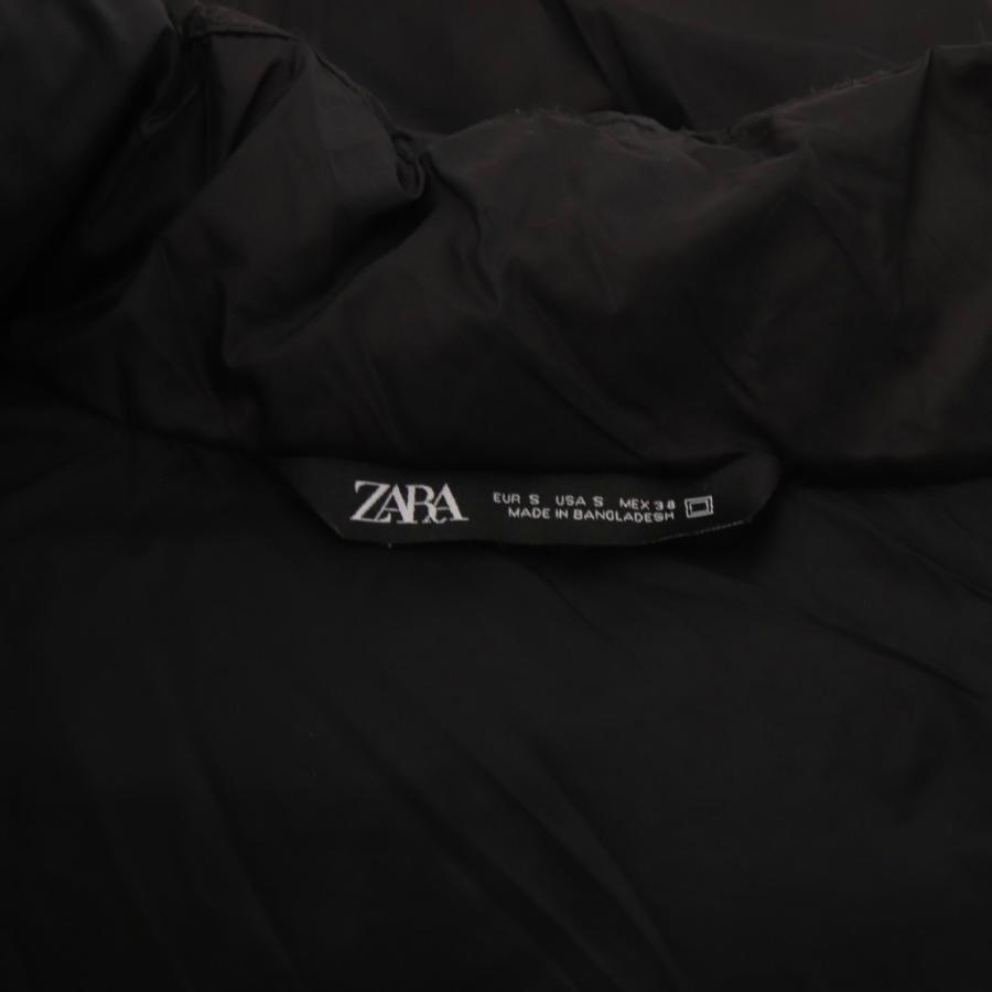 ZARA（ザラ） ダウンベスト ダウンジャケット S 黒 ブラック